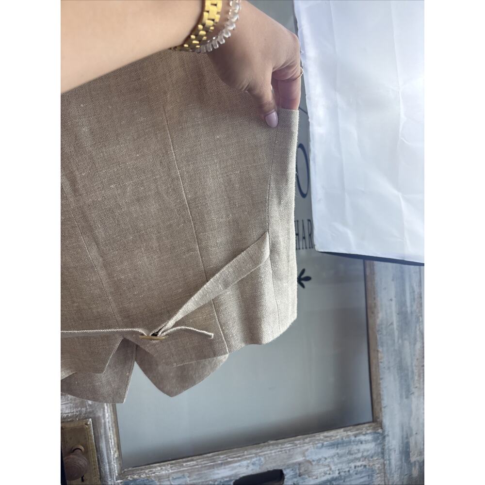 Collection Point Of View 100% Linen Vest - Picture 6 of 9